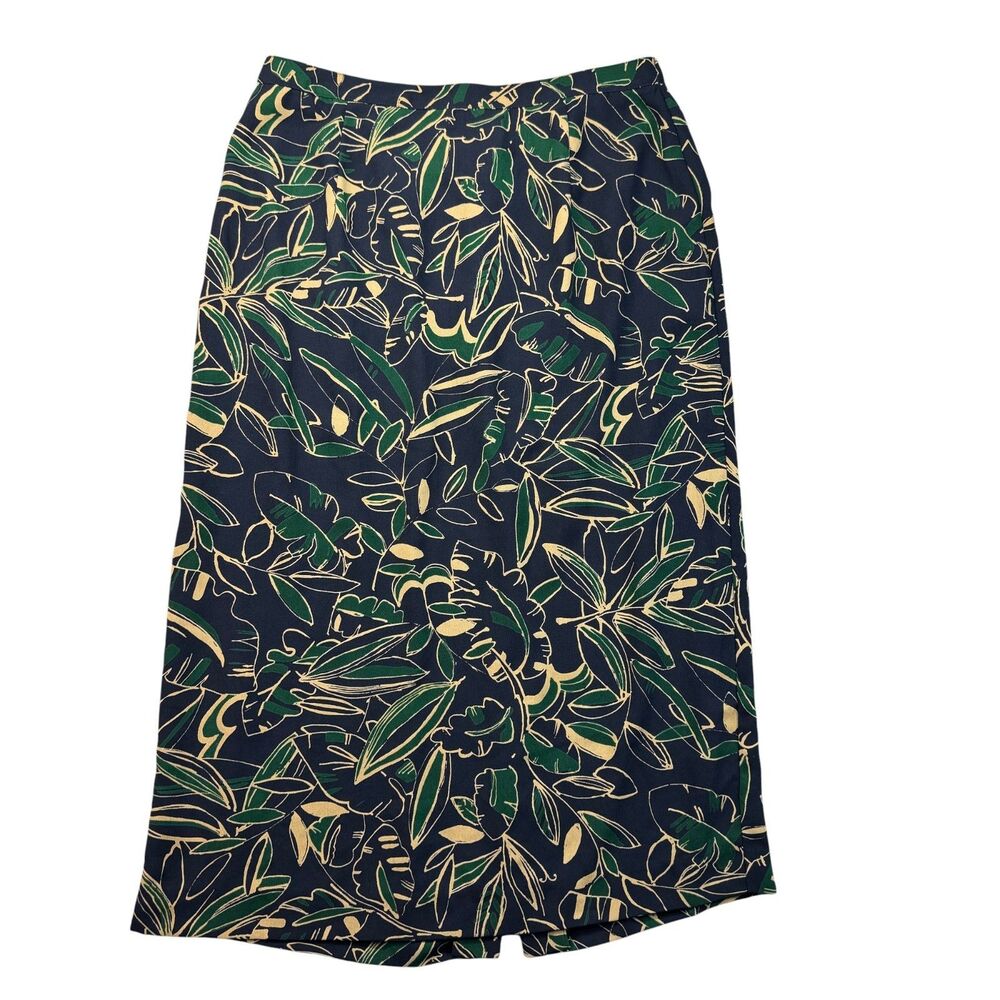 Pendleton Skirt Women's 16 Colorful Floral Long Maxi Polyester Ladies Career VTG